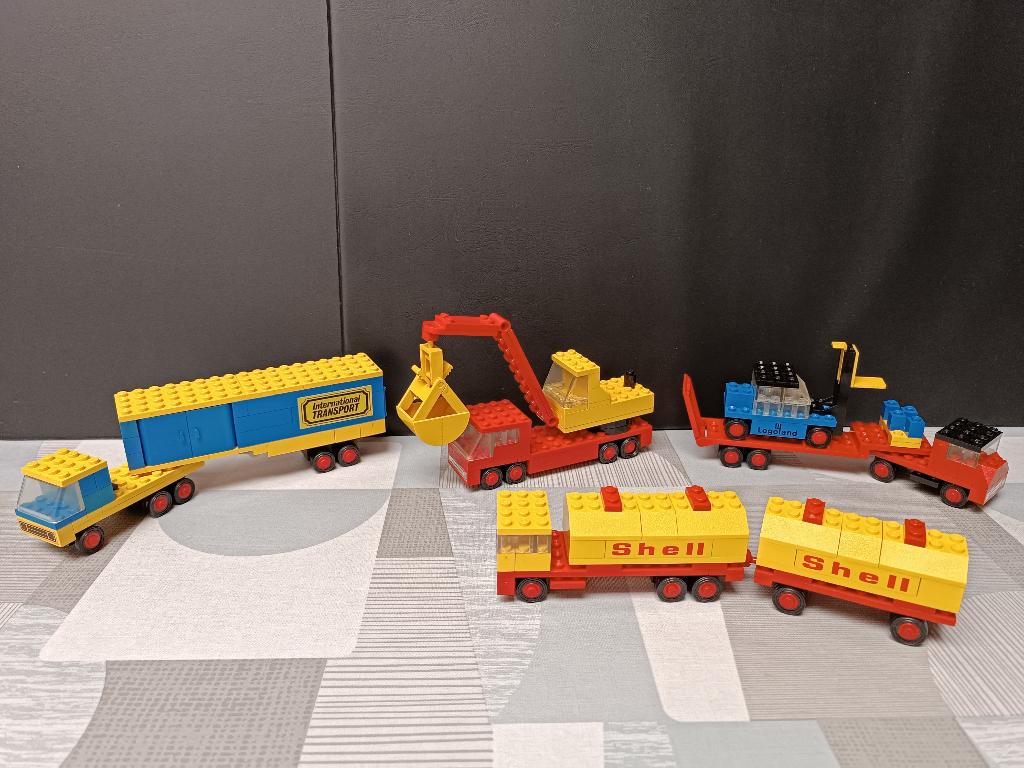 Legoland 1970 - 1980 - Shell Tankwagen - Camion - Heftruck, Kinderen en Baby's, Speelgoed | Duplo en Lego, Gebruikt, Lego, Complete set