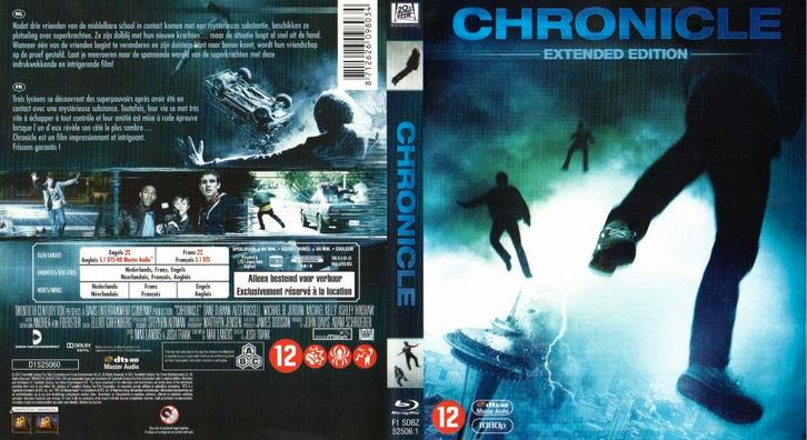 chronicle (blu-ray) neuf, CD & DVD, Blu-ray, Comme neuf, Thrillers et Policier, Enlèvement ou Envoi