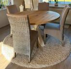 Eetkamerstoelen 4 stuks, Huis en Inrichting, Stoelen, Ophalen, Overige kleuren, Vier, Stof