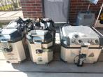 GIVI Outback alu koffers + topcase, Motoren, Ophalen, Gebruikt