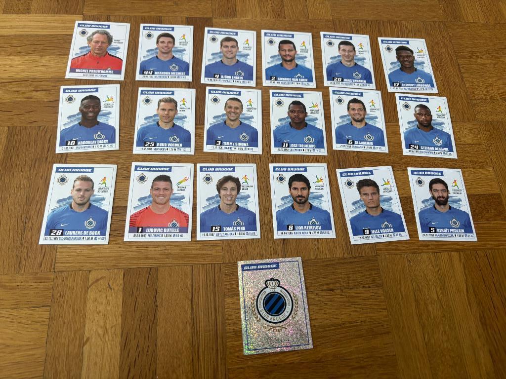 Club Brugge Panini Football Pro League 2017, Verzamelen, Ophalen of Verzenden, Gebruikt, Poster, Plaatje of Sticker