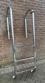 Swimtec inox zwembad trap, Tuin en Terras, Ophalen, Gebruikt, Ladder