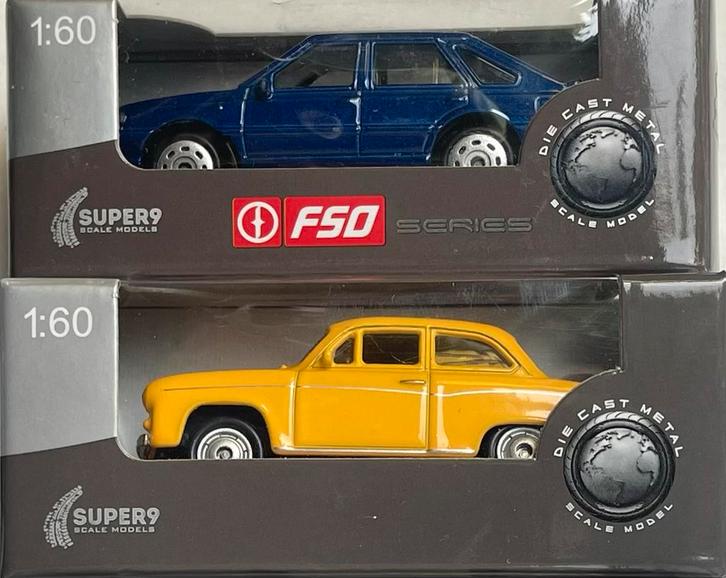 Super9 Syrena, FSO Polonez 1:60, Hobby & Loisirs créatifs, Voitures miniatures | Échelles Autre, Comme neuf, Voiture, Enlèvement ou Envoi