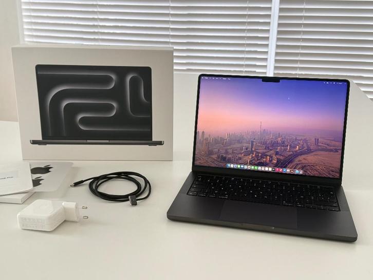 MacBook Pro M3 Pro 18GB RAM 512GB Zwart - met garantie, Informatique & Logiciels, Apple Macbooks, Comme neuf, MacBook Pro, 512 GB