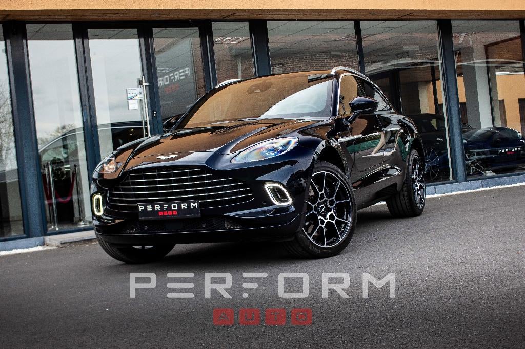 ASTON MARTIN DBX *1 OWNER *14M FACTORY WARRANTY*FULL SERVICE, Auto's, Aston Martin, Blauw, Leder, Bedrijf, 5 zetels
