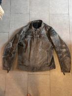 Motorvest luxe leder vintage look xxl nieuwst. Rugprotectie, Ophalen of Verzenden, Zo goed als nieuw