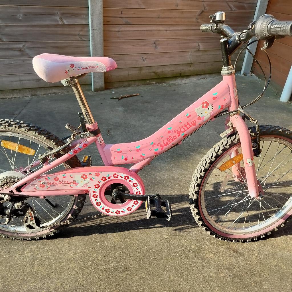 Meisjesfiets, Ophalen, Gebruikt, 22 inch, Versnellingen