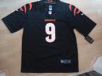 Cincinnati Bengals Jersey Burrow maat: M, Kleding | Heren, Sportkleding, Maat 48/50 (M), Zwart, Overige typen, Nieuw