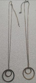 2 colliers fantaisie, Enlèvement ou Envoi, Comme neuf, Argent, Réglable