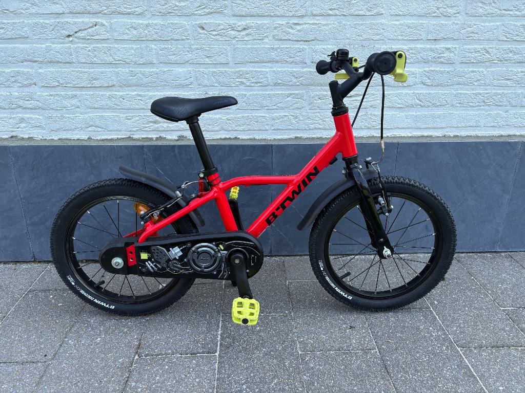 B’Twin 16inch kinderfiets, Ophalen, Zo goed als nieuw, 16 tot 20 inch, Btwin Decathlon