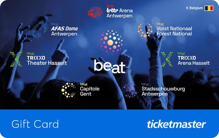 Carte-cadeau Ticketmaster (€250), Tickets & Billets, Événements & Festivals