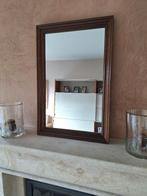 Grote spiegel met houten kader, Ophalen