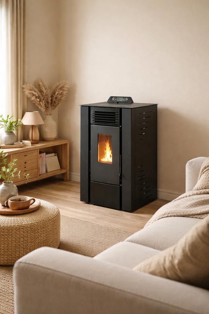 Poêle à pellets 8 kW – Comme neuf (3 mois), Huis en Inrichting, Kachels, Zo goed als nieuw, Ophalen of Verzenden