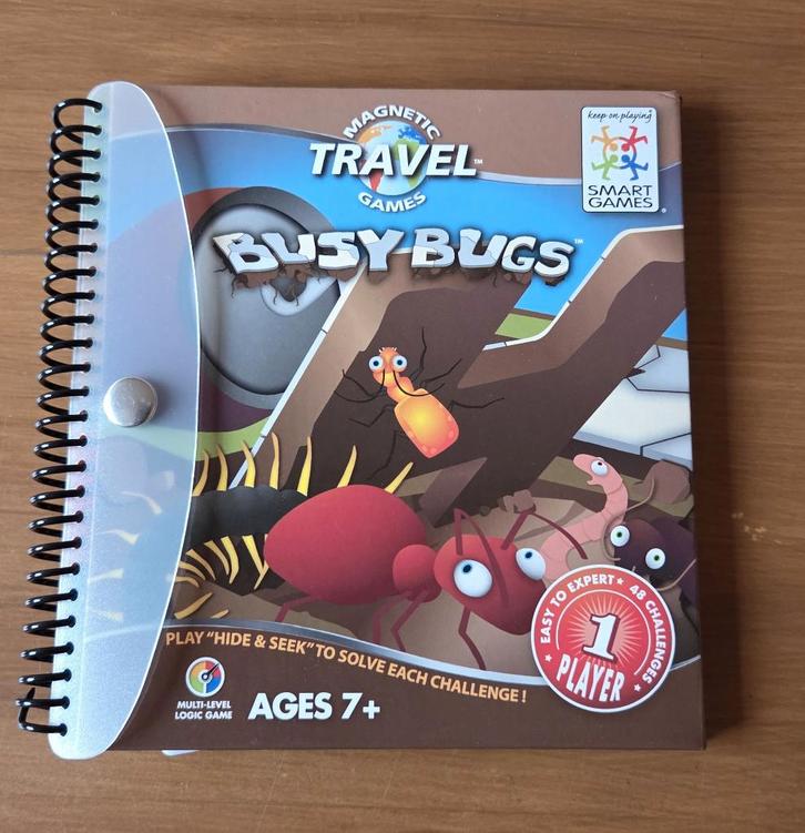 Smart Games Busy Bugs Travel, Hobby en Vrije tijd, Denksport en Puzzels, Zo goed als nieuw, Overige typen, Ophalen of Verzenden