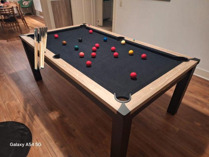 Table de billard convertible, Sports & Fitness, Billards & Billards américains, Comme neuf, Table de billard, Table de billard