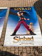 3 Banners Sinbad 1m81 x 1m20, Verzamelen, Ophalen, Canvas of Doek, Film en Tv, Rechthoekig Staand