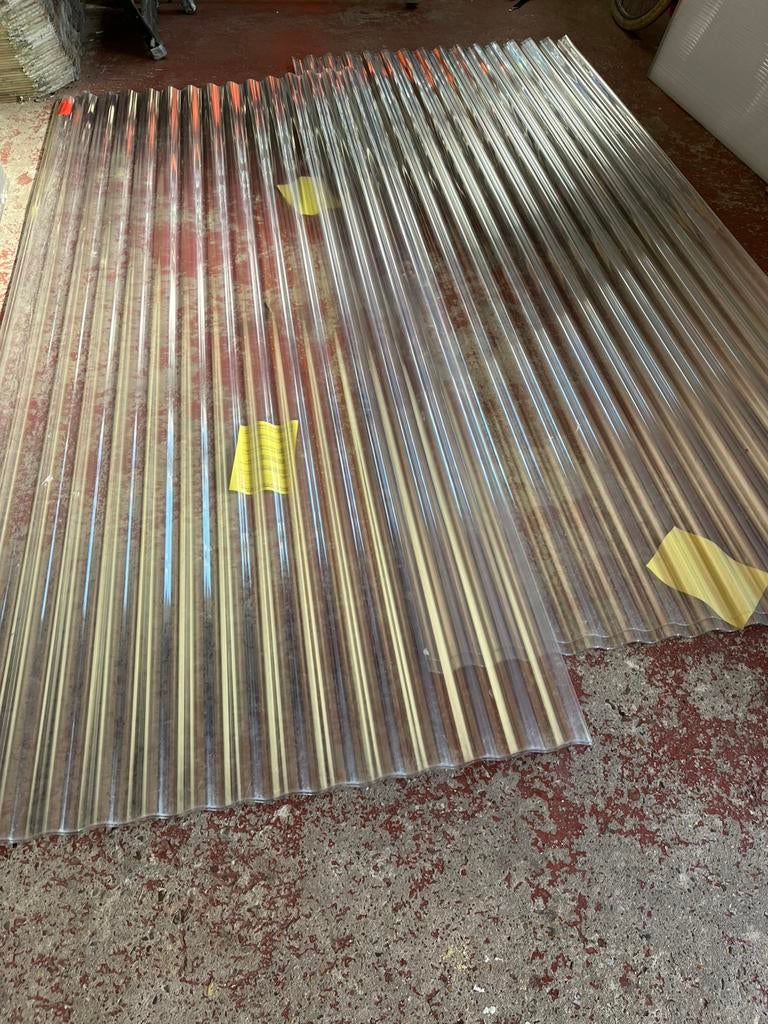 Tôles ondulées en polycarbonate, Enlèvement, Neuf