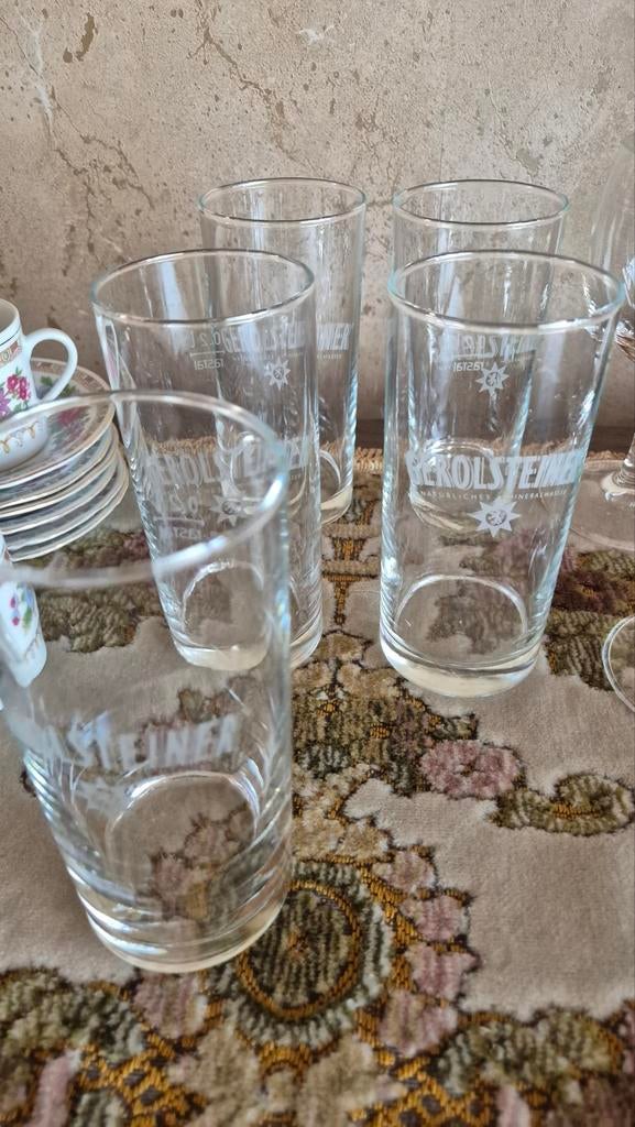 Verres à eau Gerollsteiner, Collections, Enlèvement