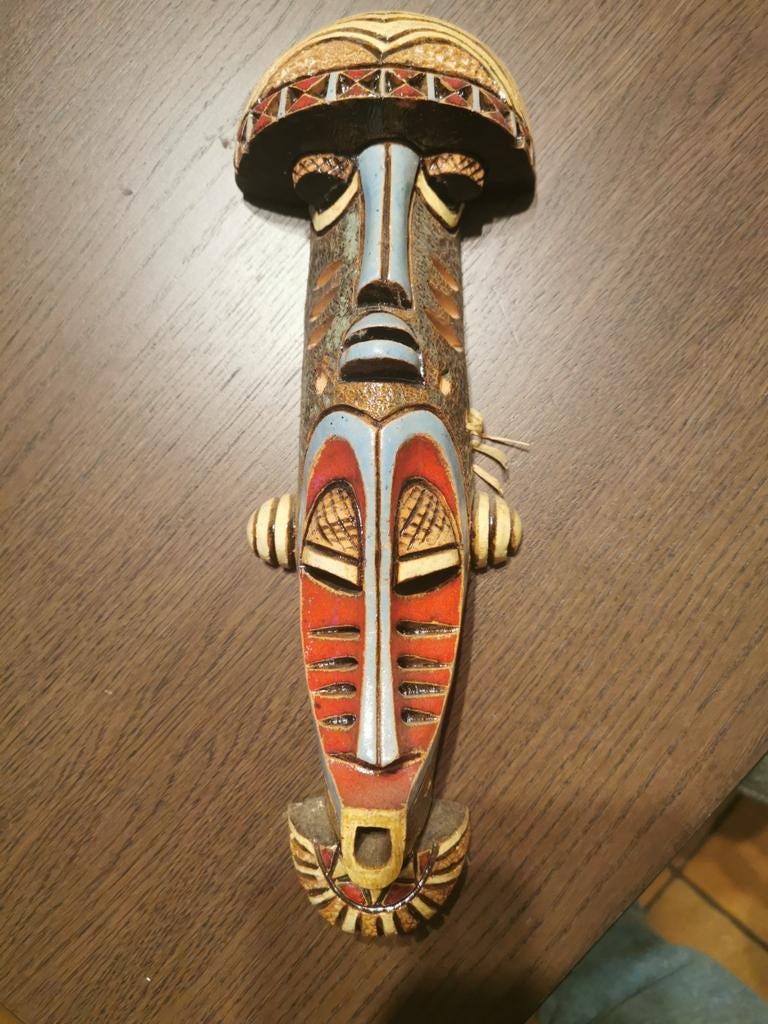 Afrikaans stenen masker., Antiek en Kunst, Ophalen, Masker