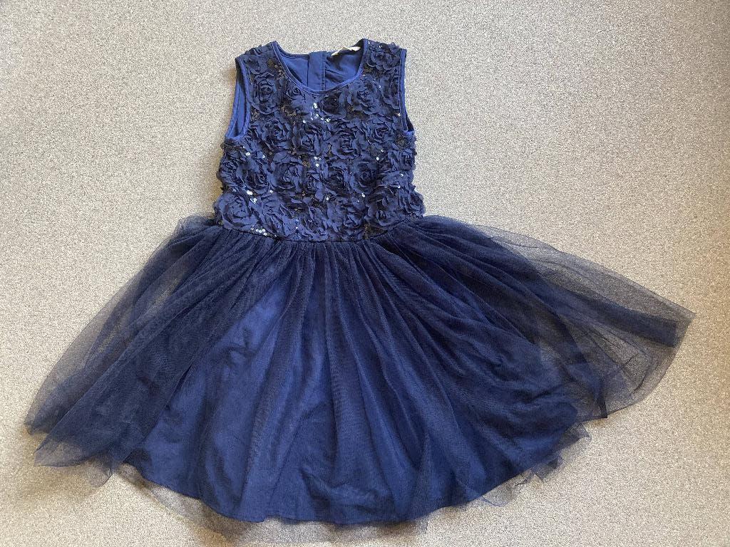 robe de communion taille 152 bleu foncé pour 8 euros, Enlèvement ou Envoi, Utilisé