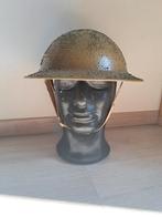 Britse helm ww2 origineel, Verzamelen, Ophalen of Verzenden, Landmacht, Helm of Baret
