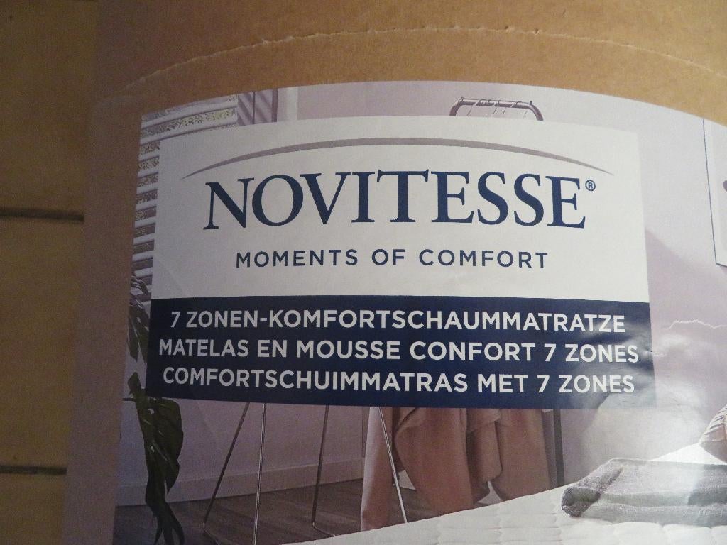 Nieuwe matras Novitesse 200x90, Ophalen, 90 cm, Eenpersoons, Nieuw