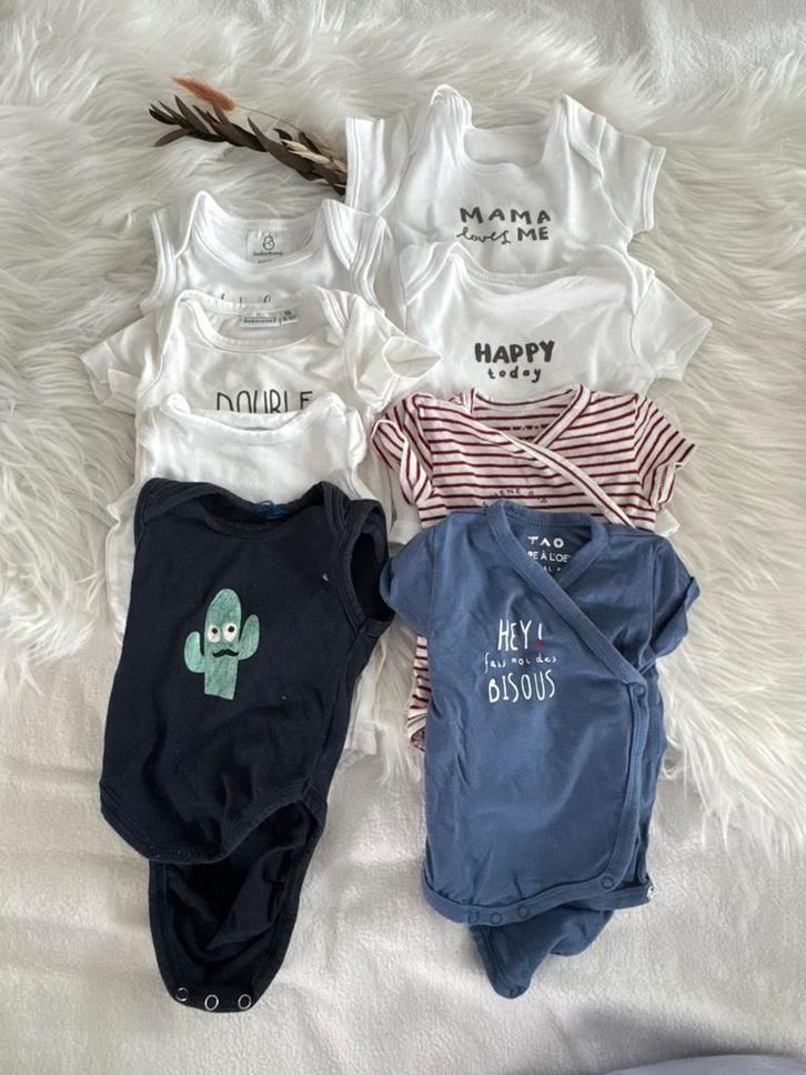Rompers zonder / met korte mouw 50, Enfants & Bébés, Vêtements de bébé | Taille 50, Enlèvement ou Envoi