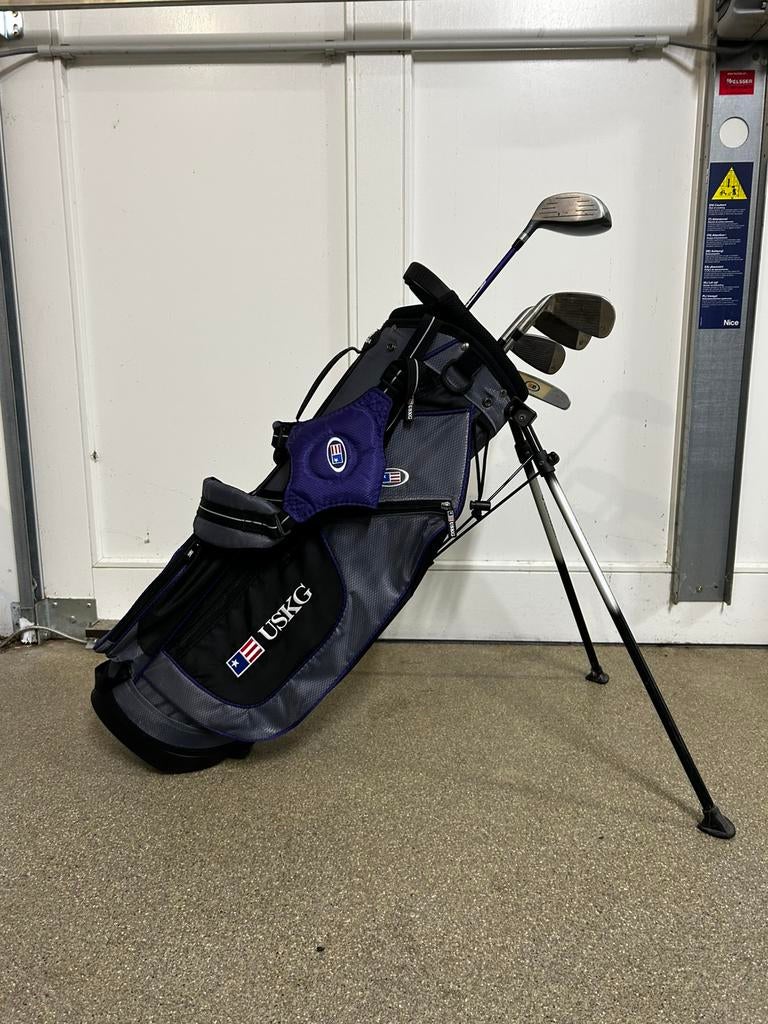 Sac de golf US Kids Golf avec clubs – junior, Ophalen, Zo goed als nieuw, Tas
