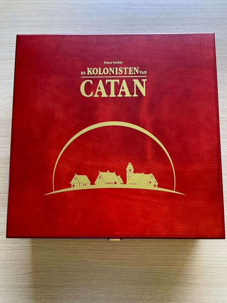 NIEUW - Catan - Jubileumeditie 15 jaar - houten luxe editie, Hobby & Loisirs créatifs, Jeux de société | Jeux de cartes, Neuf