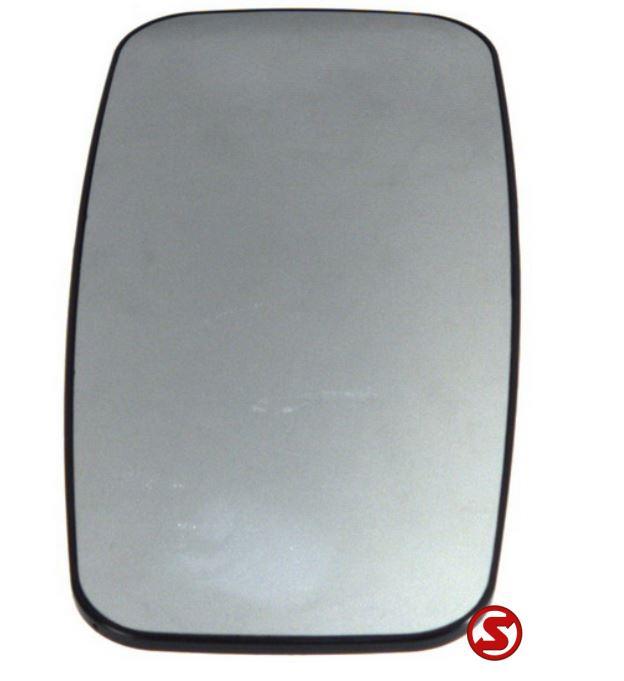 Spiegelglas hoofdspiegel rechts verwarmd 435x195mm, Nieuw, Volvo, Spiegels