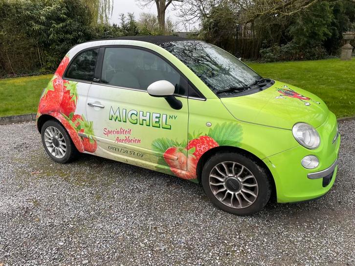 Fiat 500 Cabrio 2012 avec travail, Autos, Fiat, Entreprise, 500C, ABS, Airbags, Air conditionné, Electronic Stability Program (ESP)