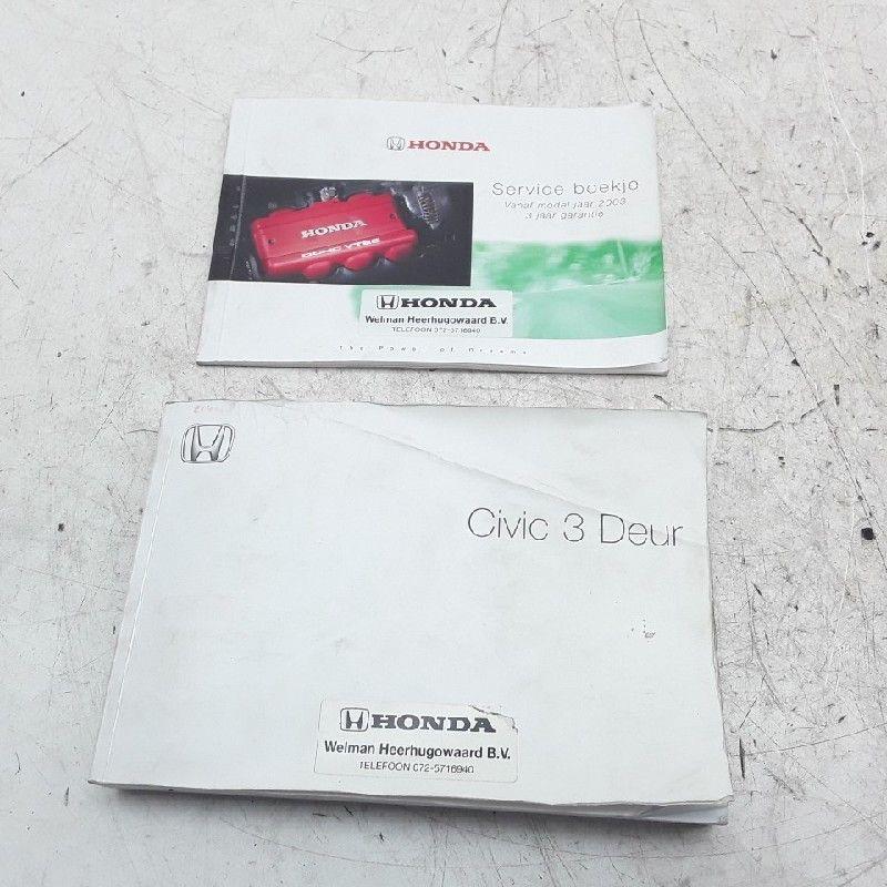 INSTRUKTIEBOEK Honda Civic (EP / EU) (01-2000/09-2005), Gebruikt, Honda