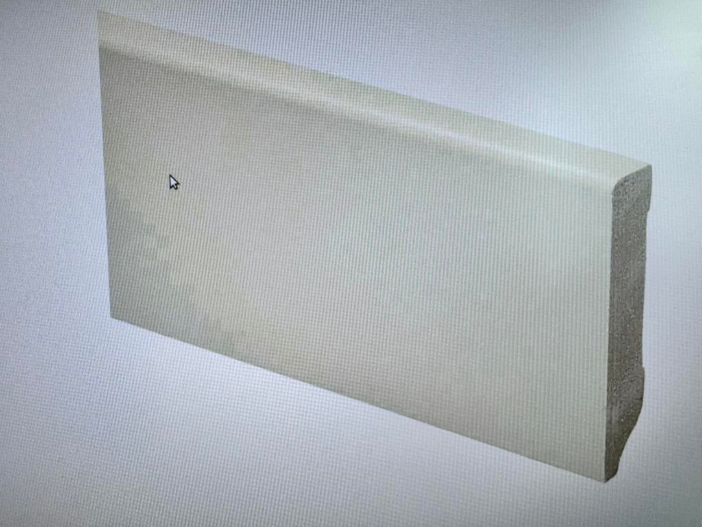 Nieuwe mdf plinten crèmekleurig, Doe-het-zelf en Bouw, Plinten en Afwerking, Ophalen, MDF, Plinten