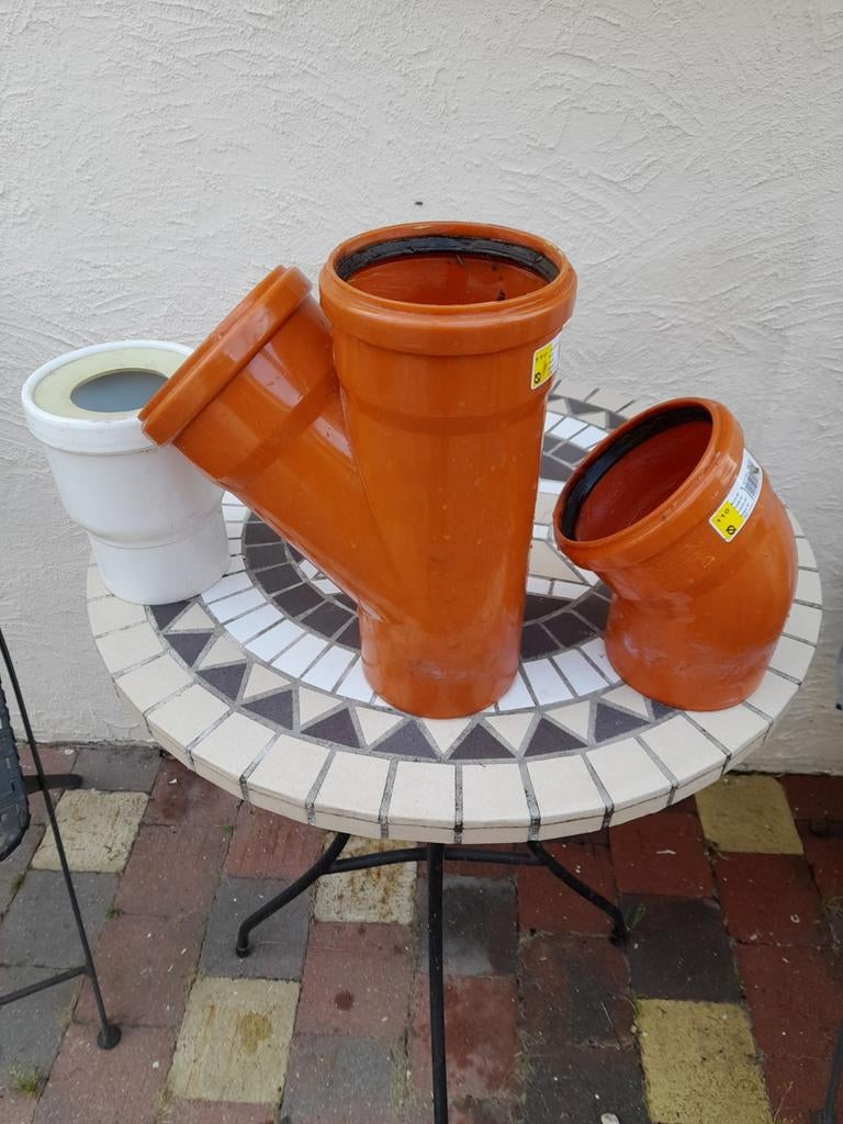 Tuyaux de raccordement, Enlèvement, Neuf, PVC, Évacuation