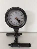 Tafelklokje industriële look, Verzenden, Gebruikt, Analoog, Wekker of Tafelklok