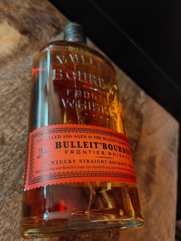 Bulleit Bourbon 70 cl, 45 % Kentucky Straight, Collections, Vins, Neuf, Autres types, Autres régions, Pleine, Enlèvement ou Envoi
