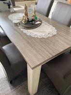 Te koop eetkamer boekenkast vitrinekast tafel gratis stoelen, Ophalen, Zo goed als nieuw, Landelijk klassiek modern, 4 tot 6 stoelen