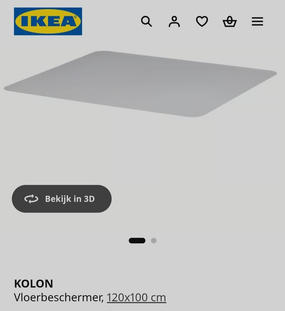 Vloerbeschermer ikea, Maison & Meubles, Enlèvement