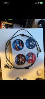 Playstation 4 Slim avec 4 jeux, HDMI et câble d’alimentation, 500 GB, Sans contrôleur, Avec jeux, Utilisé