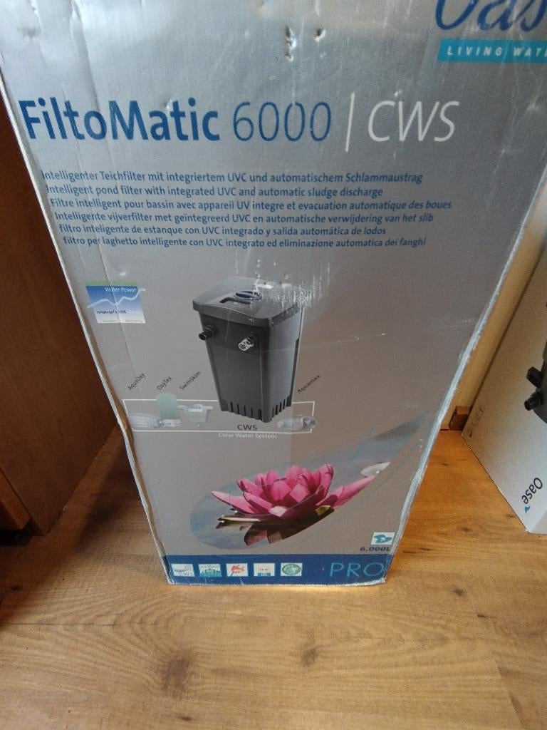 Oase filter FiltoMatic 6000 CWS nieuw in doos vijverfilter, Ophalen, Nieuw, Vijverfilter