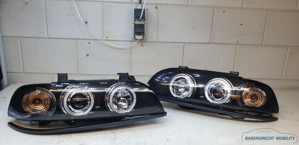 Tuning SONAR koplampen set E39 5 serie BMW angel eyes haloge, Auto-onderdelen, Verlichting, BMW, Gebruikt