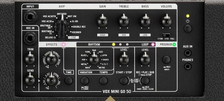 Ampli VOX mini GO 50, avec boite à rythme et micro voix., Musique & Instruments, Amplis | Basse & Guitare, Guitare, Enlèvement