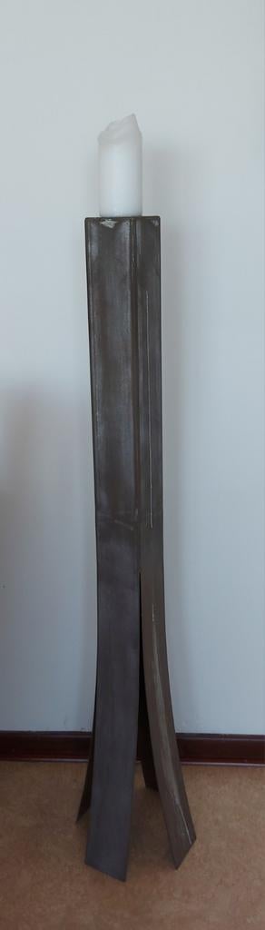 Grand bougeoir métallique., Enlèvement