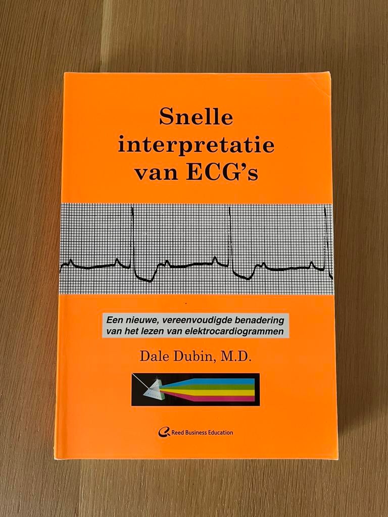 Boek: snelle interpretatie van ECG's, Ophalen of Verzenden, Gelezen