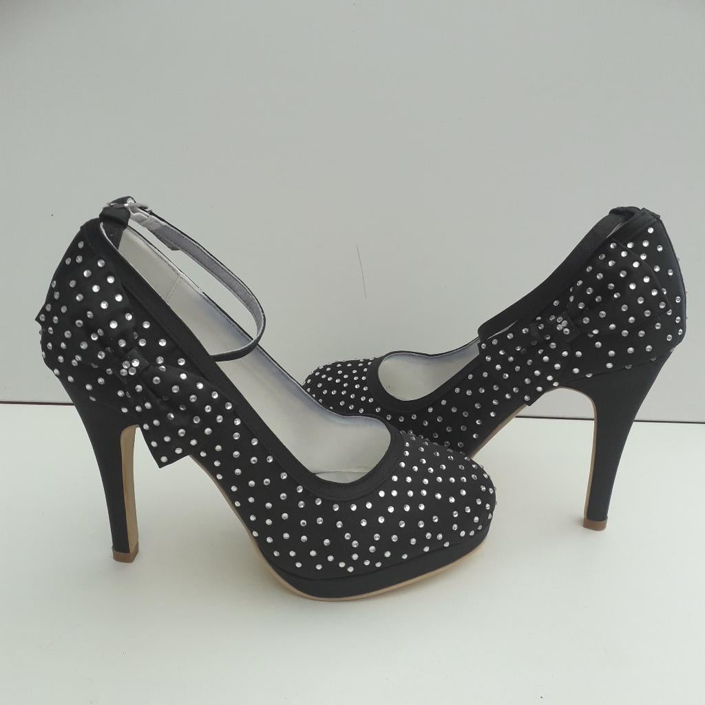 schoenen 35, Schoenen met lage hakken, Verzenden, Zwart, Nieuw