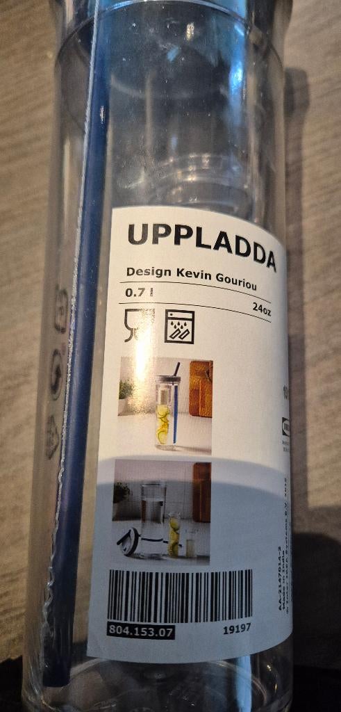 Ikea Fruit Infuser Waterfles, 0,7 L, Ophalen of Verzenden, Nieuw