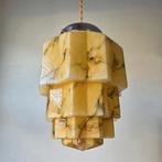 Lampe suspendue vintage en forme de gratte-ciel en opaline m, Maison & Meubles, Lampes | Suspensions, Enlèvement ou Envoi