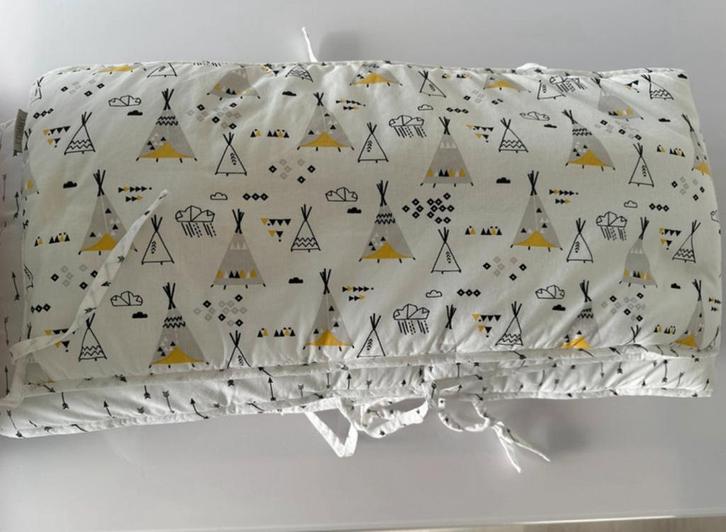 Textile matelassé pour lit ou parc, Enfants & Bébés, Parcs, Comme neuf, Enlèvement ou Envoi