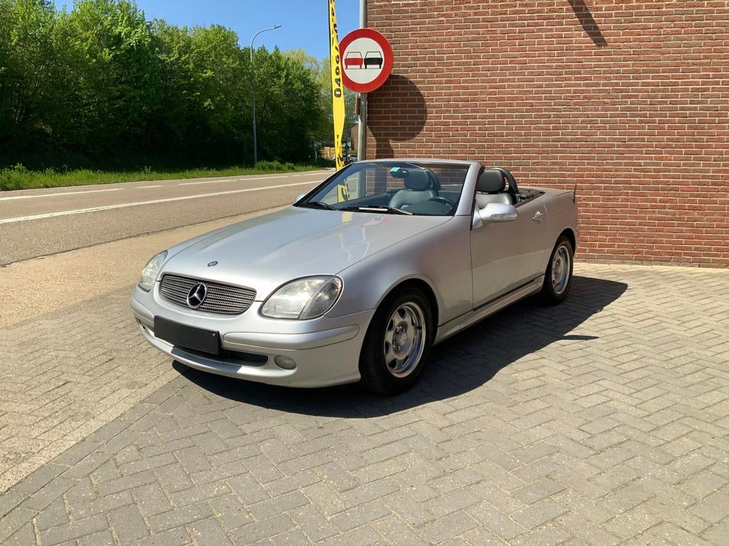 Mercedes SLK200 KOMPRESSOR - Uitstekende staat!, Achterwielaandrijving, Zwart, Cabriolet, Handgeschakeld