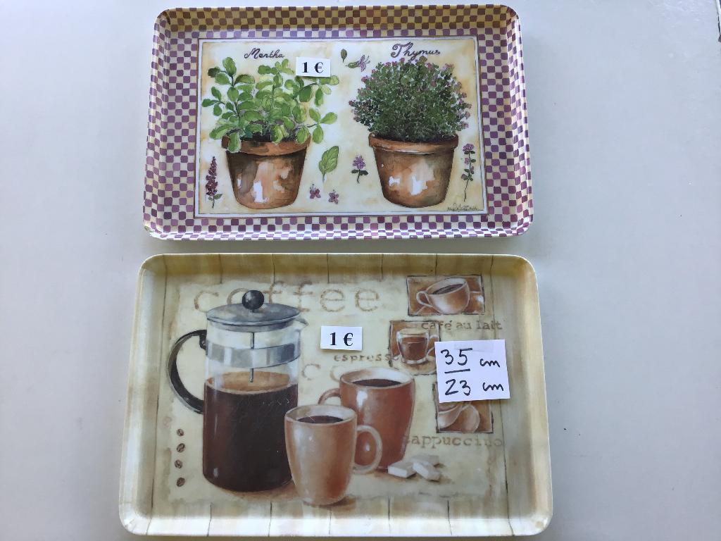 20 plateaux à prix avantageux, Maison & Meubles, Enlèvement ou Envoi, Comme neuf